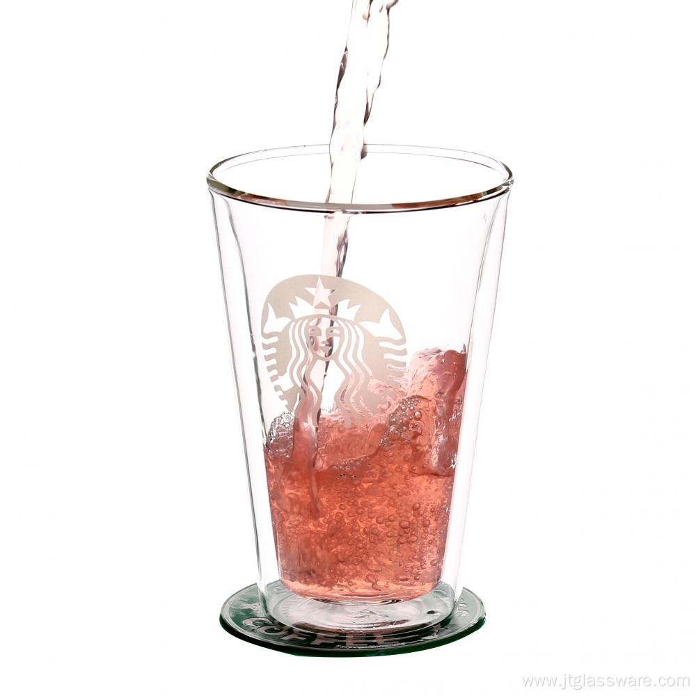 Mouthblown Heatproof Double Wall Glass Cup