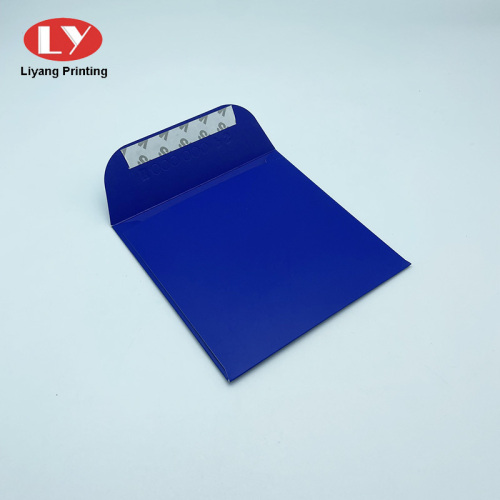 Luxo Cardboard Pequeno Envelope de cor azul marinho