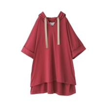 Women's Custom Logo Cotton Heavyweight Hooded Sweatshirt