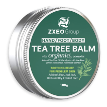 Tea Tree Oil Balm for Skin Soothes Itching, Rashes, Antifungal Defense for Athletes Foot, Jock Itch, Chafing, Bug Bites Eczema