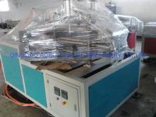 PVC Twin Pipe Extruder , Plastic Pipe Extrusion Line / Mach