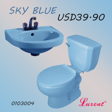 Bathroom porcelain two piece colour two piece Toilet water closet