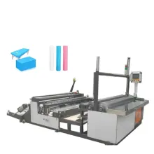 Full Automatic Non Woven Bed Sheet Roll Making Machine: Bed Cover and Rewinding Machine