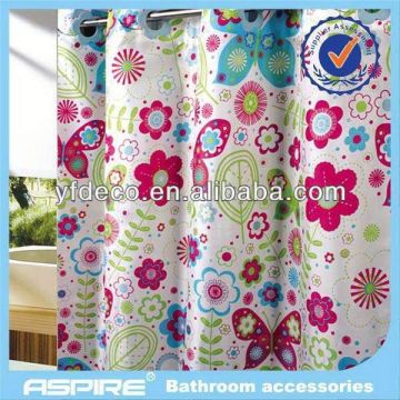 Polyester water proof shower curtain fabric