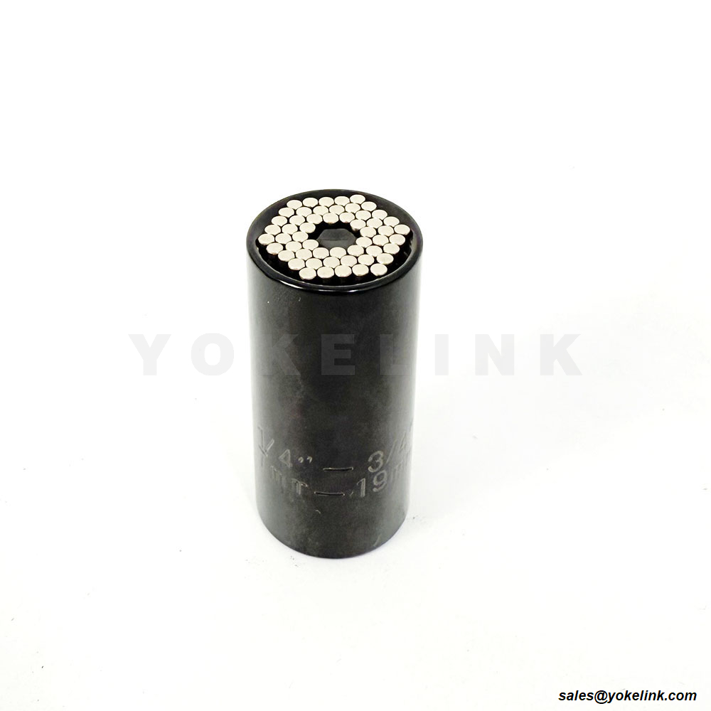 Univerzális foglalatos 3/8" fúróadapter krómozott acél csapokkal