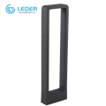 LEDER Black Dimmable Aluminum CREE Led Bollard Light