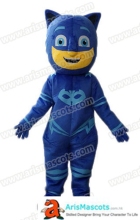 Pj masks Catboy  mascot costume, cartoon mascots for kids party, custom mascots made