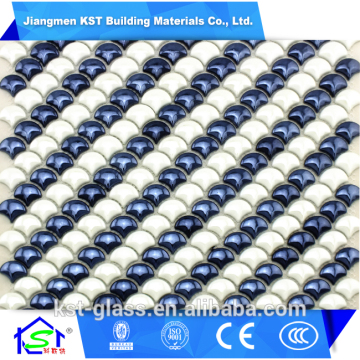 hot selling fan color quintana glass mosaic from china