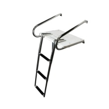 Eastommy New Stainless Steel Ladder, Telescoping Ladder, Boat Ladder Stainless Steel