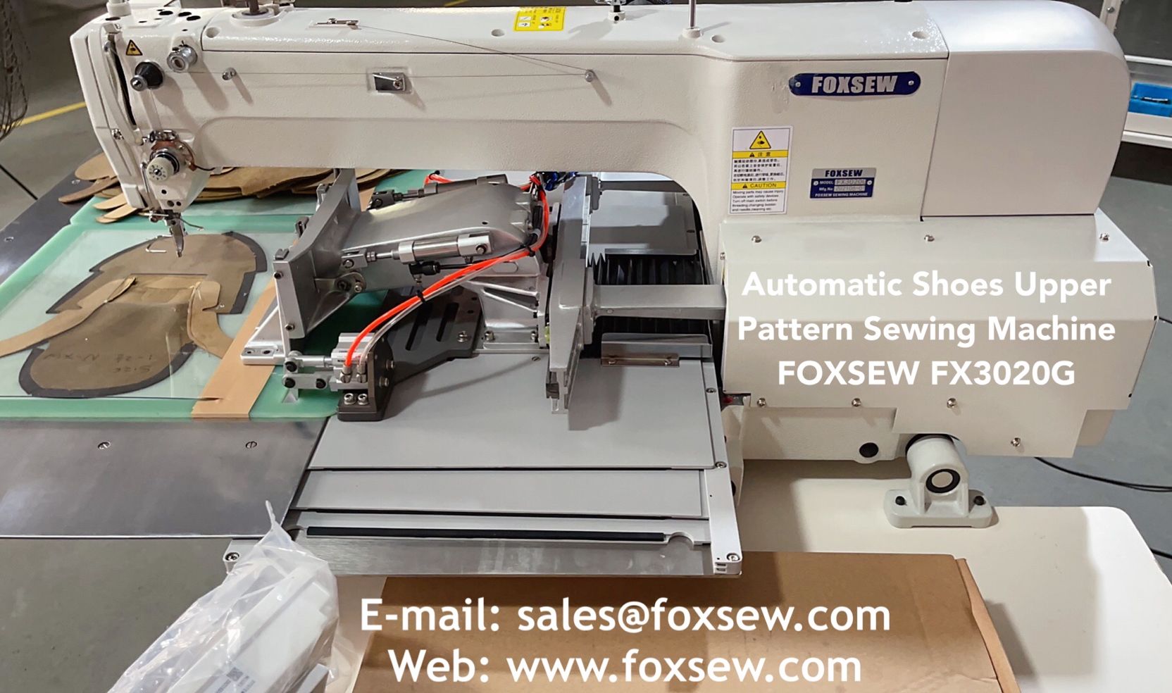 Automatic Shoes Upper Pattern Sewing Machines FOXSEW FX3020G -1
