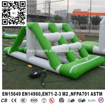 Inflatable water obstacle courses inflatable floating bridge water sport game