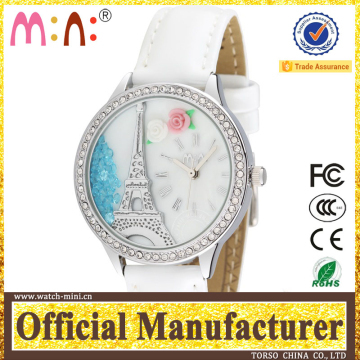 2015 didofa m:n: timepiece clock paris designs move stones fashion lady chain bracelet watch