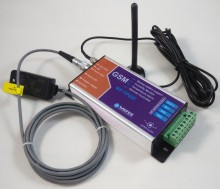 Backup battery operated GSM temperature and humidity alarm controller