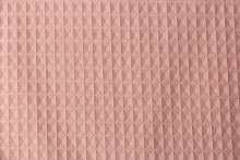 Diamond checker waffle fabric