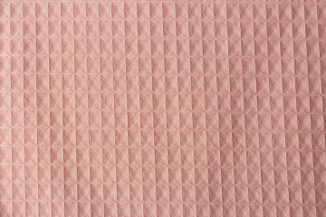 Diamond checker waffle fabric