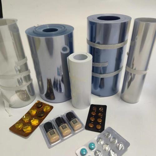 transparent PVC pharma film blister packaging plastic rolls