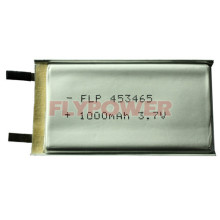 3.7V 1000mAh Lithium Ion Polymer Battery Pack (FLP-453465 cell)