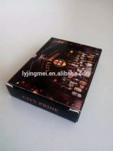 advertisement paper material playing card