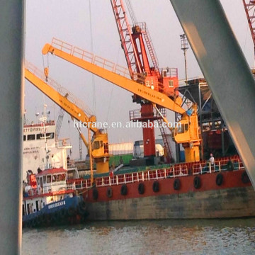 Marine electro-hydraulic deck crane, deck jib crane