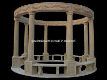 Pavilion, Stone Pavilion, Marble Pavilion Gazebo (GS-G-043)