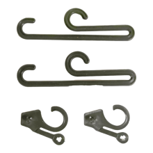 Custom Logo Durable Plastic Sock Hooks for Retail Display