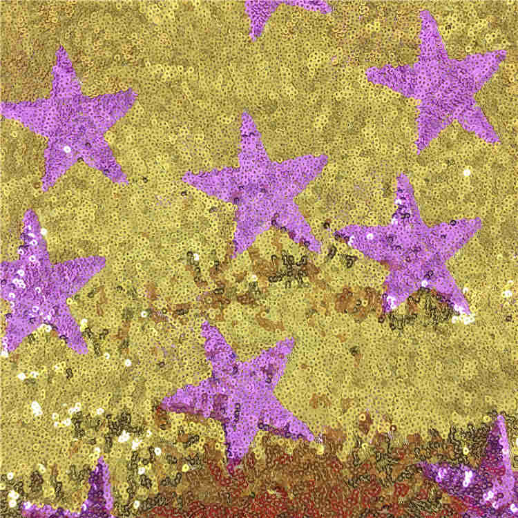 wholesale The New lace Matte Lace Gradient Transparent 3mm sequin fabric