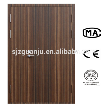 60 minutes fire rated double wood fire doors residential wood fire doors