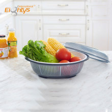 kitchen folding plastic fruit vegetable basket dropping water basket