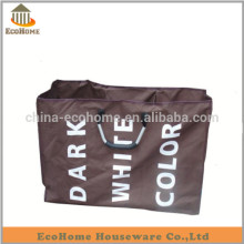 3 compartments laundry basket stand