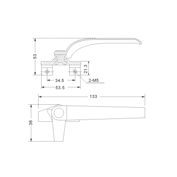 High Quality Aluminium Casement Window Handle