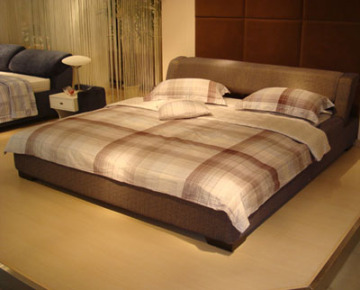 Fabric soft bed frame