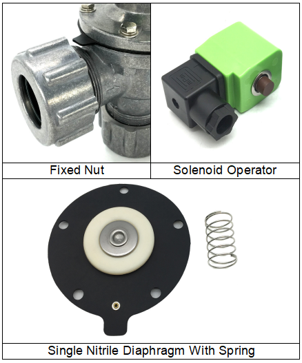 DMF-ZM-25 SBFEC Replacement Pulse Valve