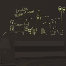 glow in the dark sticker/ wall sticker/home wall decoration/wall paper/glow sticker