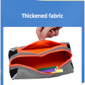 Double zipper polyester wear-resistant pen case for kids