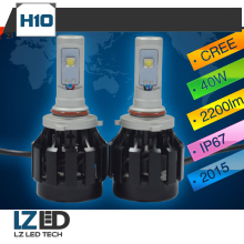 H10 LED Car Lights 12V Replacement Bulbs Super Bright LEDs 20Wx2 2200LM LED headlight bulbs