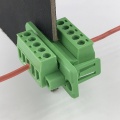 5way 5.08 pitch through wall panel terminal block