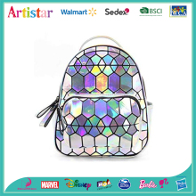 Geometric white laser backpack