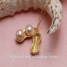 9mm Unique Pink Cultured Freshwater Pearl Pendant Designs