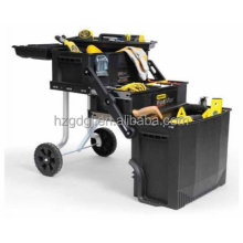 Stanley Style Stackable Plastic Multi Function Tool Box Trolley GD5070