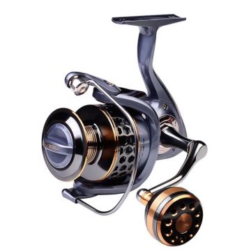 Saltwater Metal Spinning Reel with 21KG Max Drag and Bearings