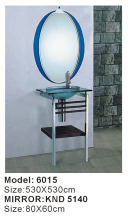 corner single bowl glass top bathroom vanity cabinet for 6015