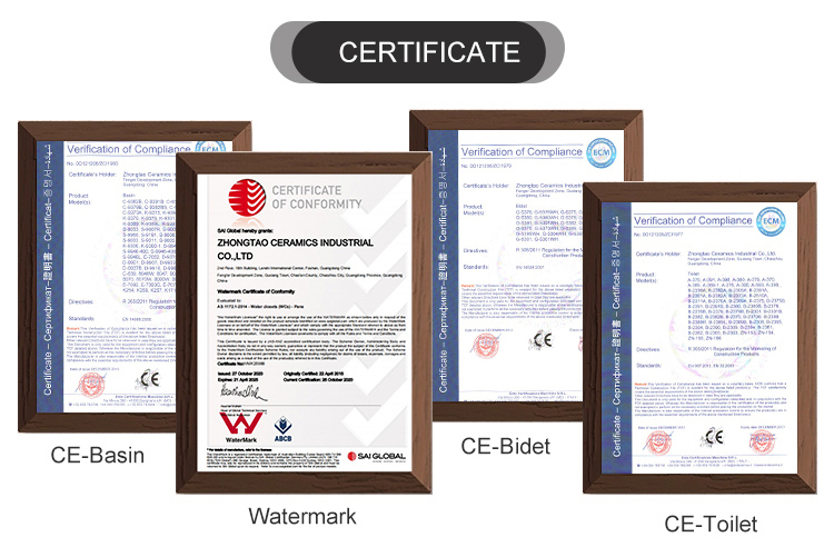 Ceramic Rectangular Wall Mounted Bathroom Sinks