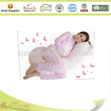 J Shaped adult polyester pillow