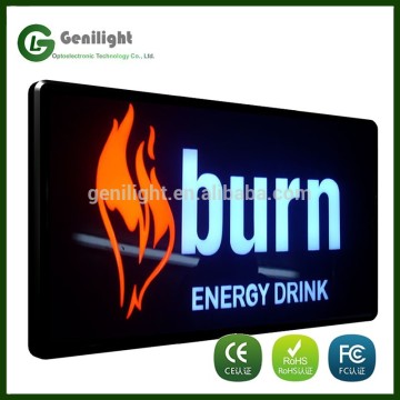 burn energy drink LED neon sign