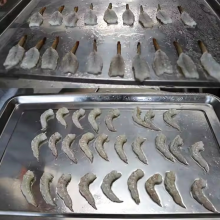 Semi Automatic Shrimp Open Back Machine for Shrimp Shell Removing and Peeling - Price