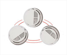 Photoelectric 868mhz wireless interconnected smoke alarms