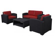 Cheaper garden wicker sofa