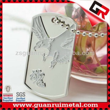 Fashion hot selling custom human dog tags