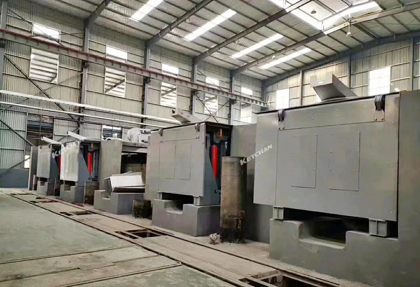 hydraulic tilting melting furnace 3 jpg KETCHAN Induction Hydraulic Tilting Melting Furnace