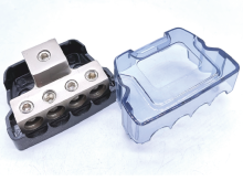 Car audio main power distribution frame terminal block